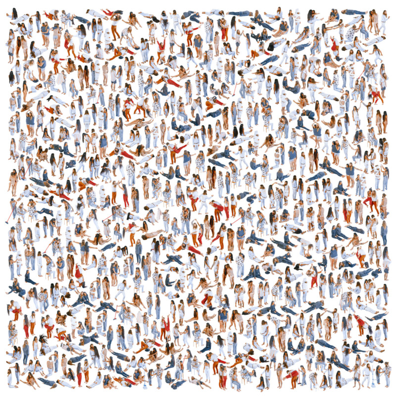 This is 500 Portraits of a Couples Life Crammed Into a Single Image
