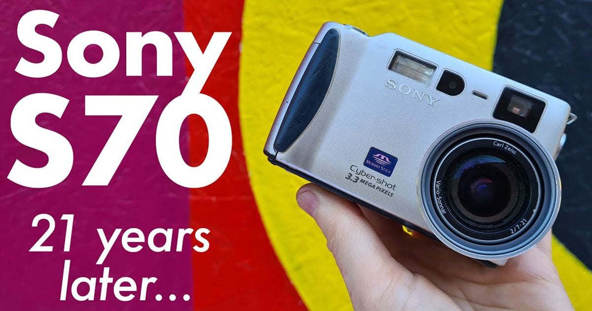  first digital camera review sony s70 years 