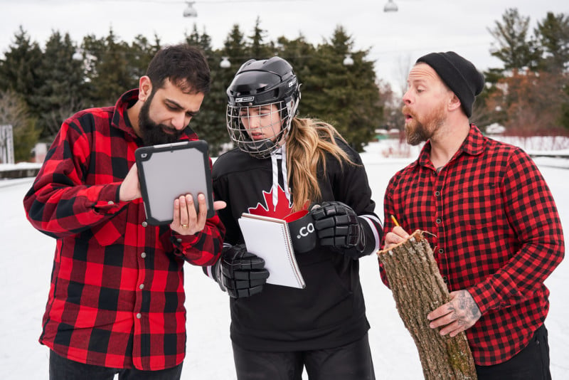 These Winter and Cybersecurity Themed Stock Photos are Very Canadian