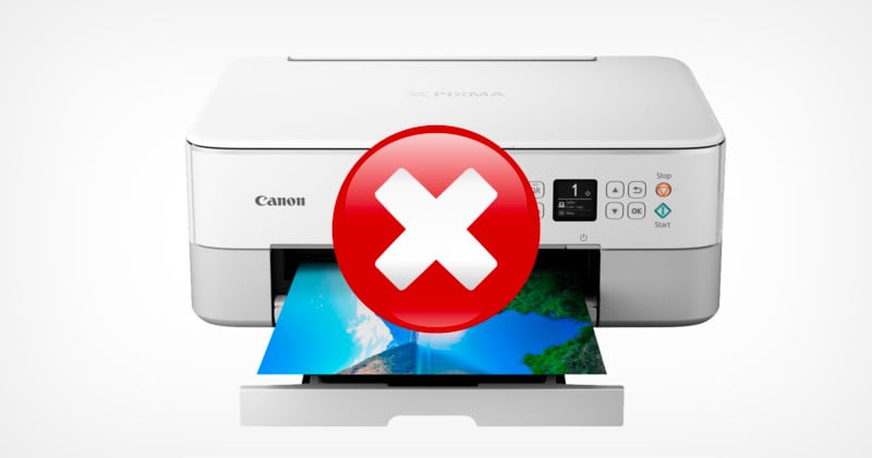 Canon Sued for Disabling Scanning When Printers Run Out of Ink