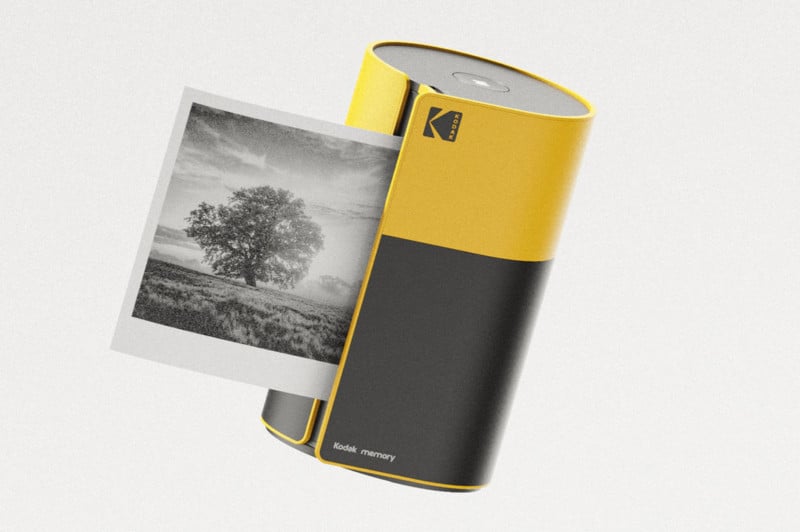 This Kodak Memory Concept Printer Pays Homage to the 35mm Film Roll