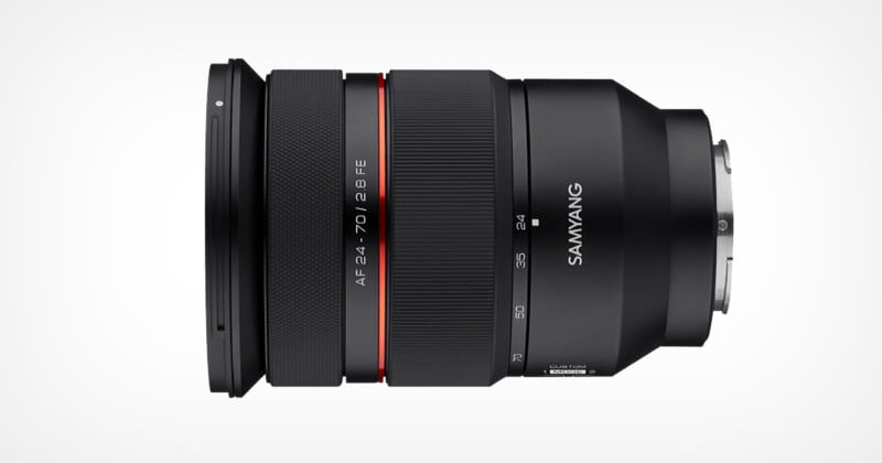  samyang unveils parfocal e-mount autofocus 24-70mm lens 