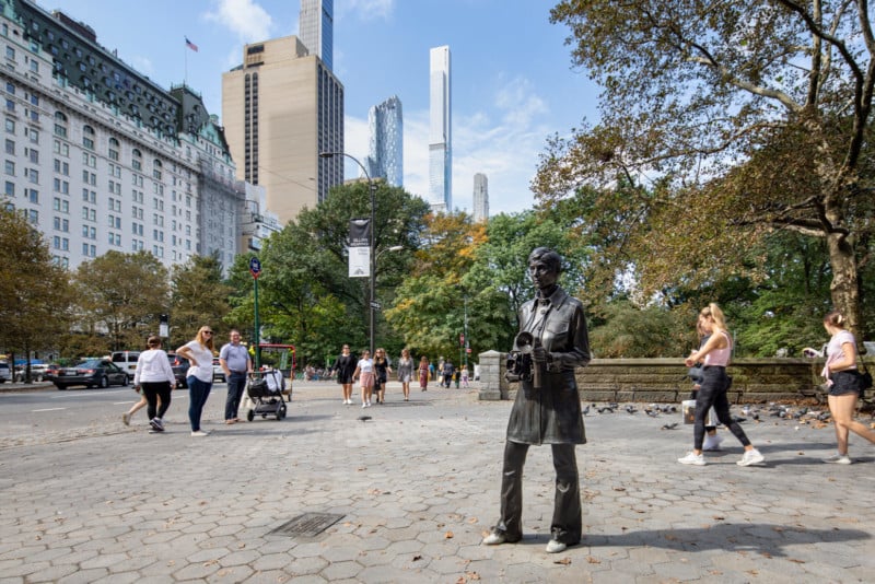 Statue of Legendary Photographer Diane Arbus Erected in Central Park