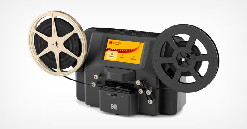 The Kodak Reelz Digitizer Converts 8mm Film Strips into MP4 Files