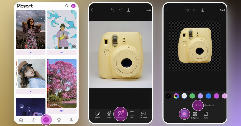 picsart ios android tool removal 