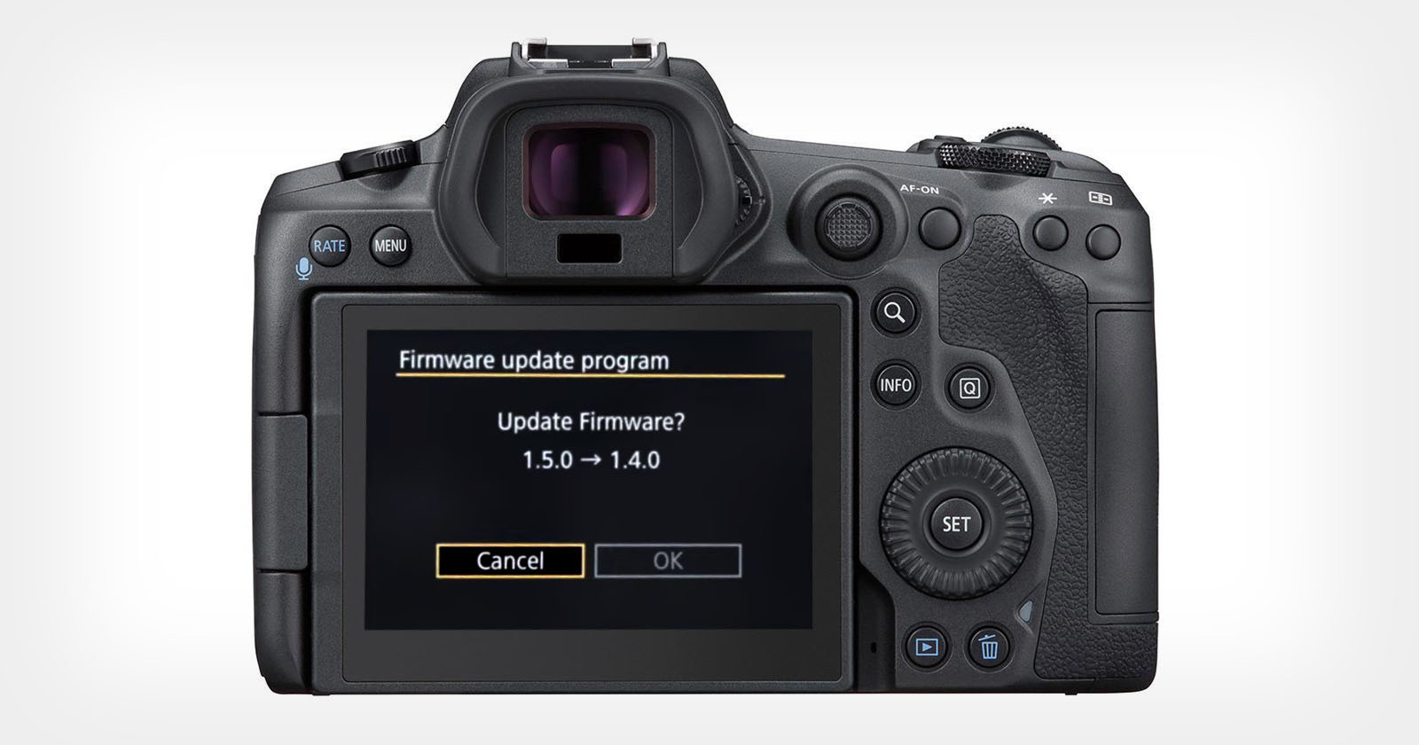  how downgrade canon camera firmware previous version 