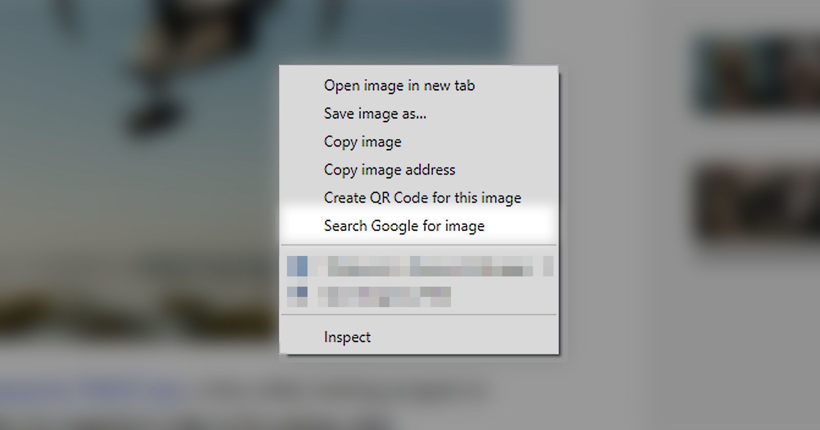  how restore reverse image search right-click chrome 