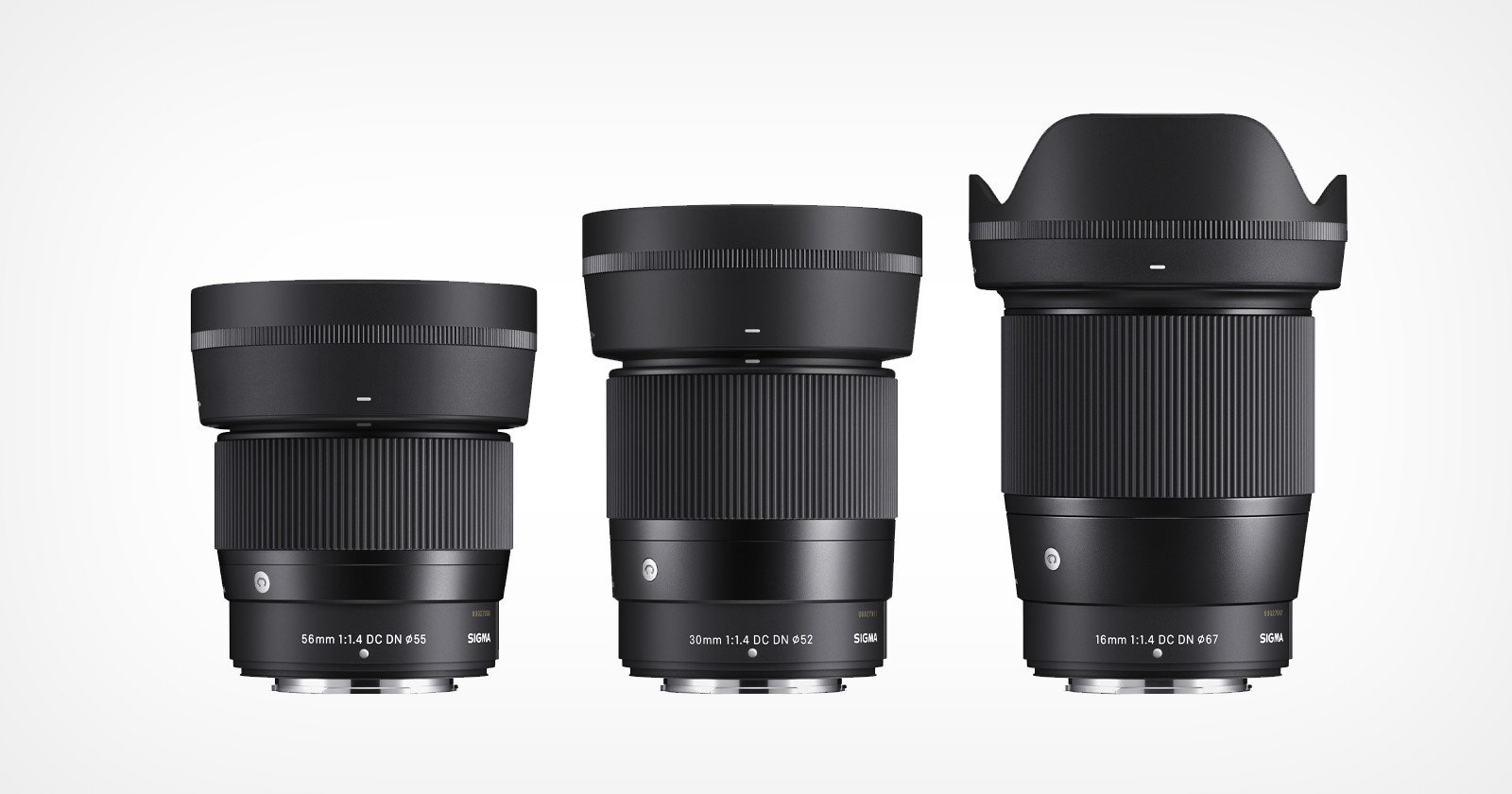 Sigma Unveils First Fuji X Lenses: 16mm f/1.4, 30mm f/1.4, 56mm f/1.4