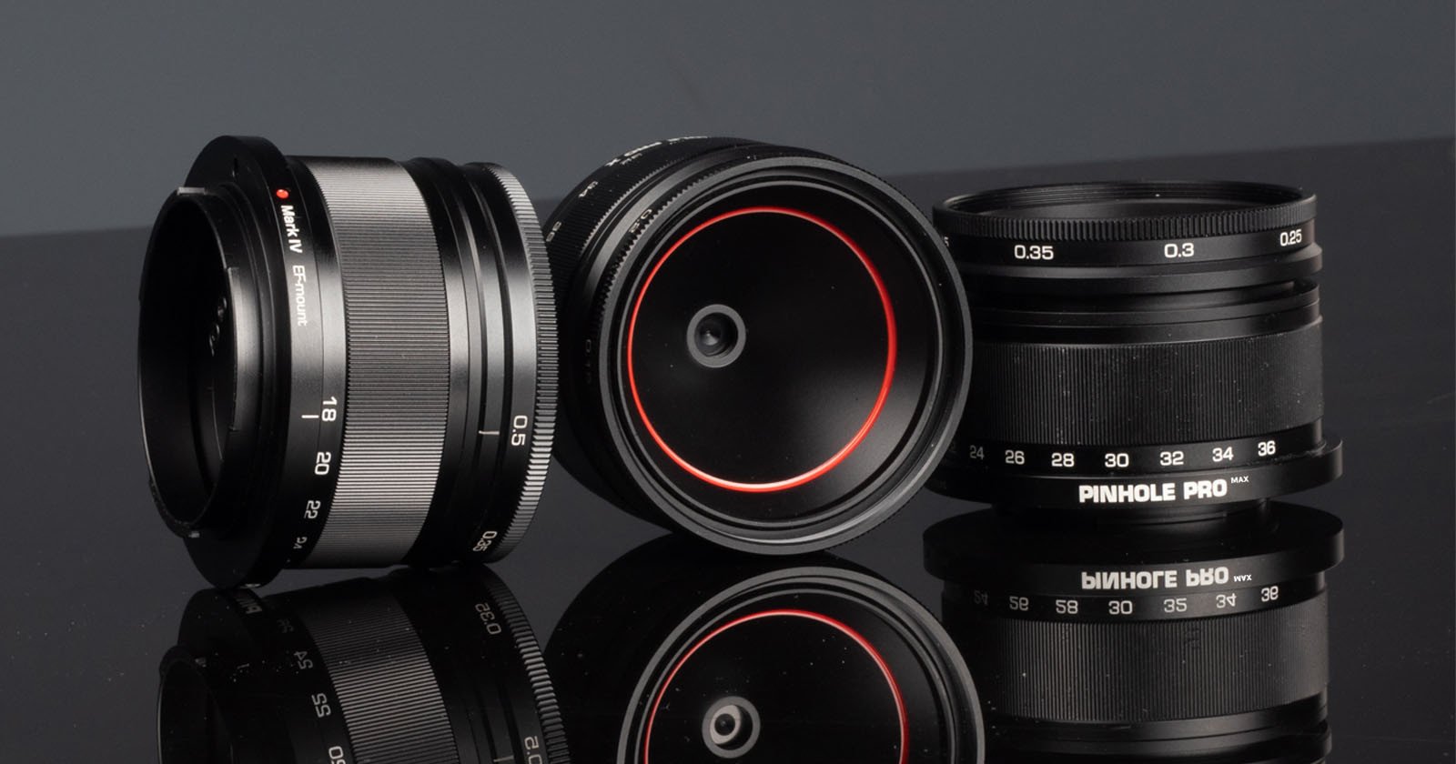 Pinhole Pro Max is an Advanced 6-Aperture 18-36mm Pinhole Lens