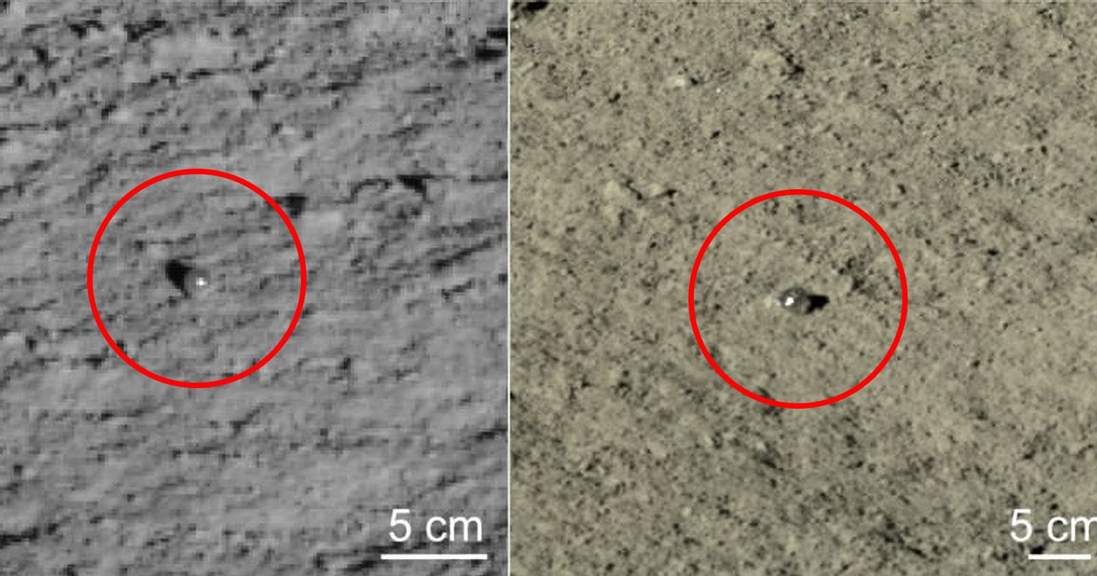  china rover photos show glass orbs far side 