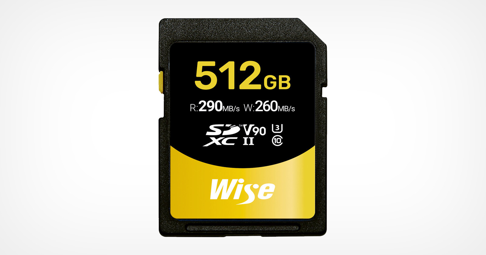 Wise Introduces Worlds First 512GB V90 UHS-II SD Card