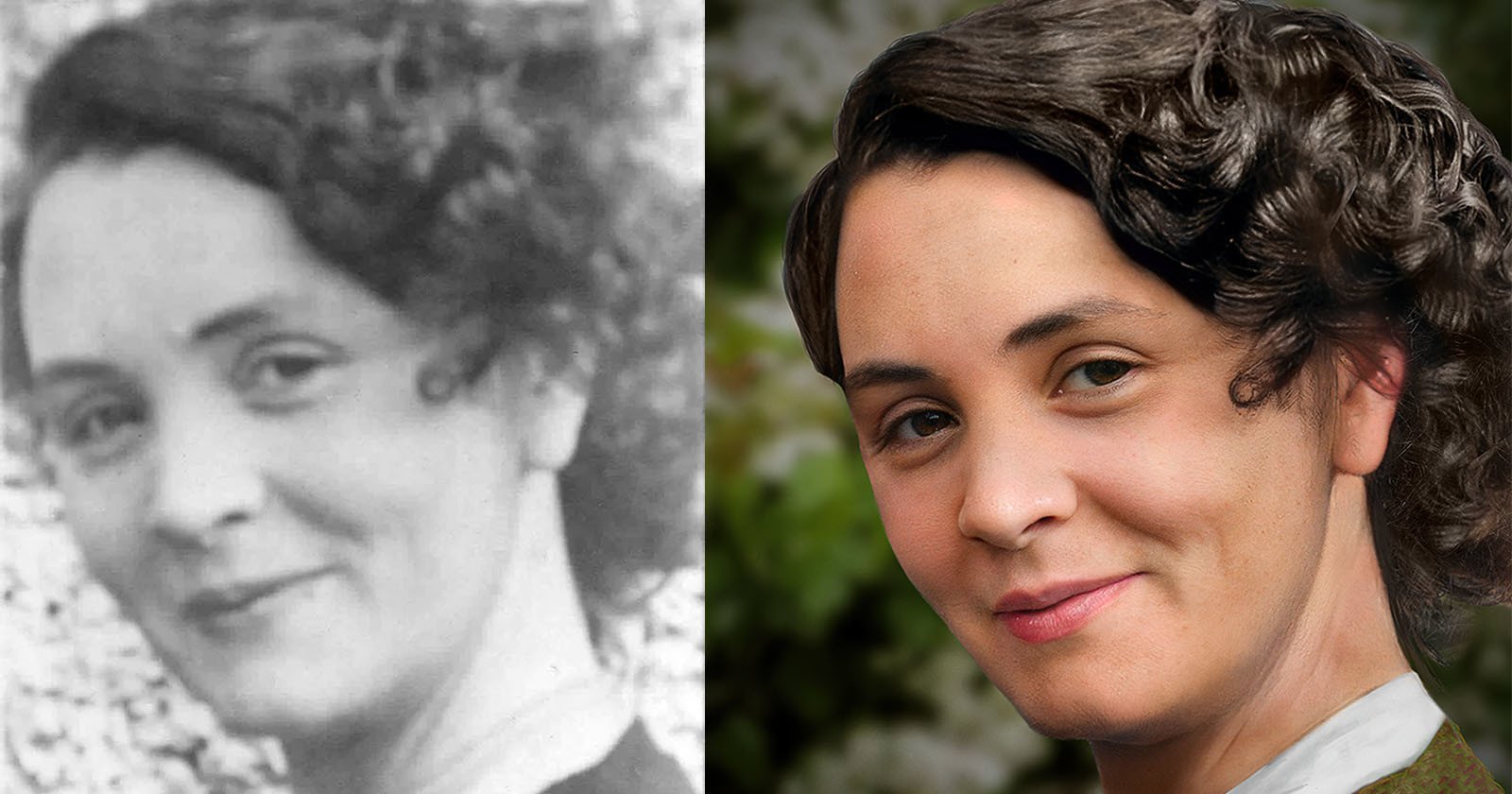 Artist Transforms 50-Year-Old Photo Into a Beautiful Modern Portrait