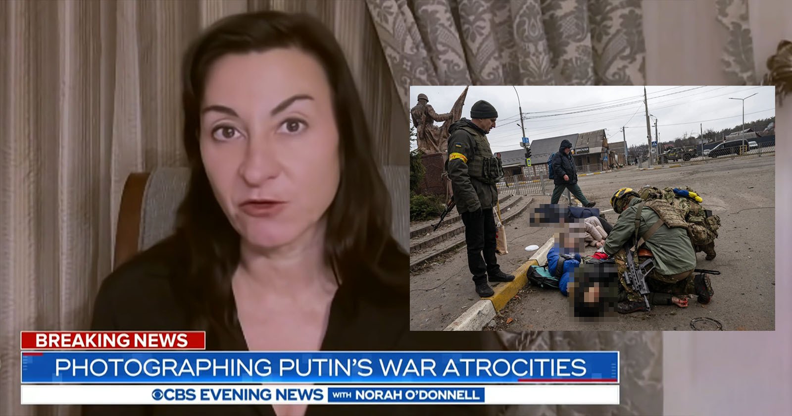  photographer defends photo dead ukrainian family war 