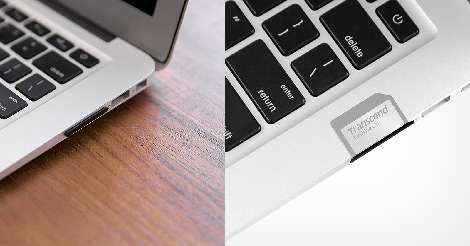 Transcends Half-Sized 1TB SD Card Sits Flush with a MacBook