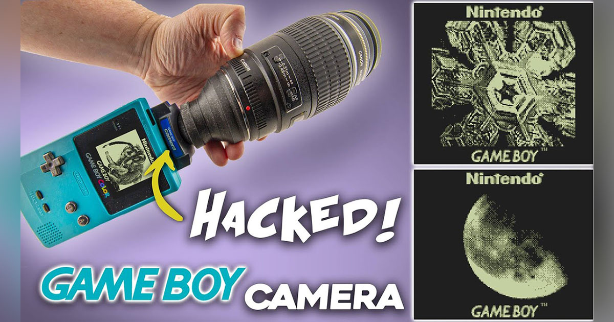 How to Hack a Game Boy Camera to Use Real Camera Lenses