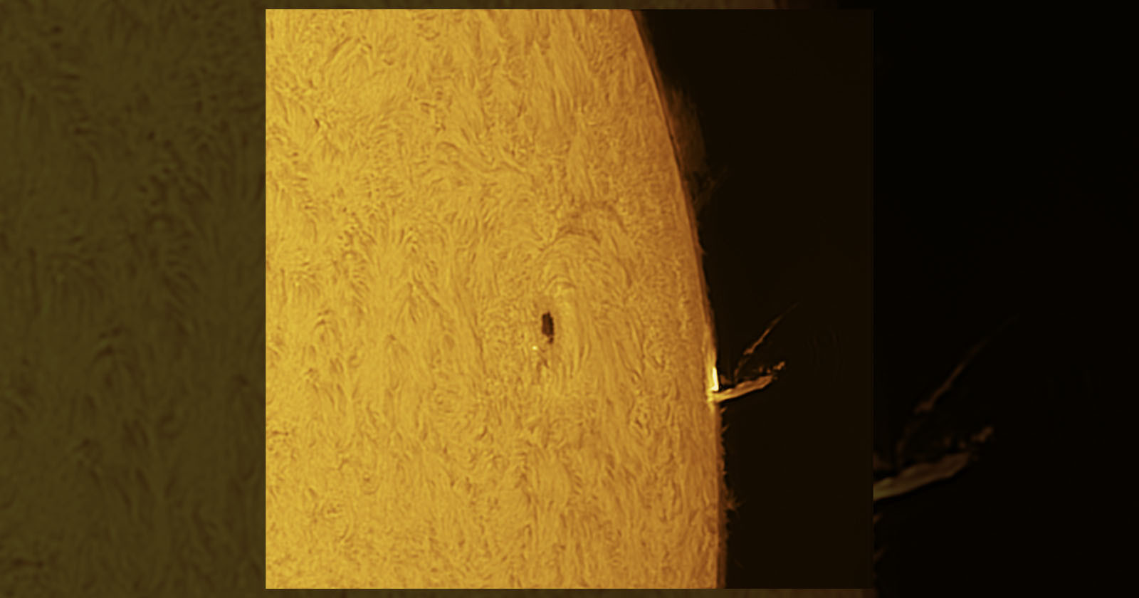  astrophotographer captures massive explosion sun surface 