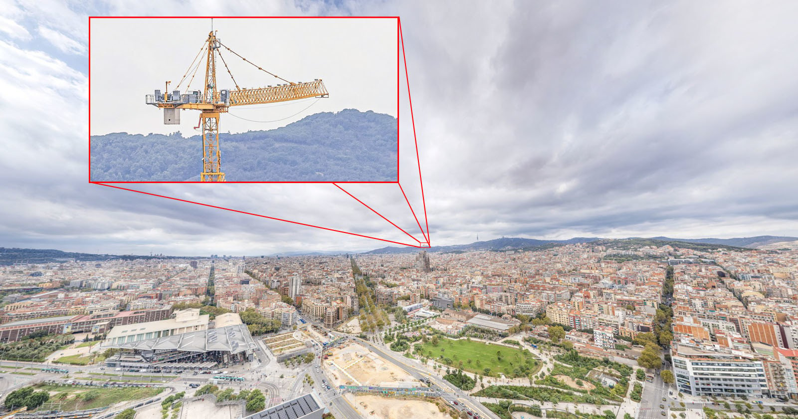 Gigantic 360-Degree Panorama of Barcelona is a Staggering 45 Gigapixels