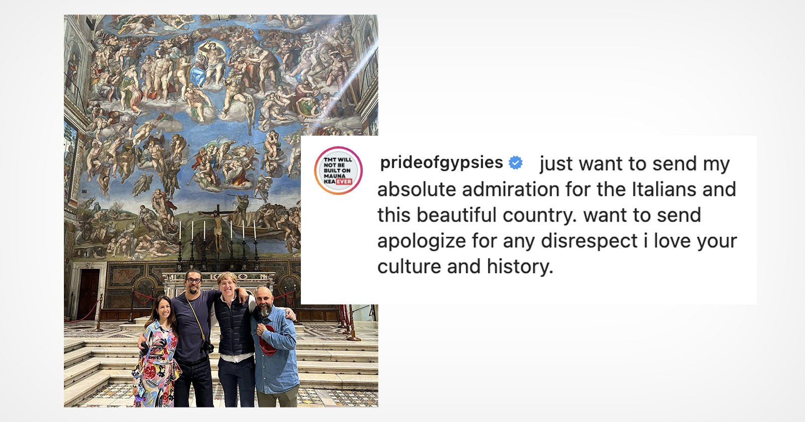 Jason Momoa Apologizes for Taking Photos in Sistine Chapel