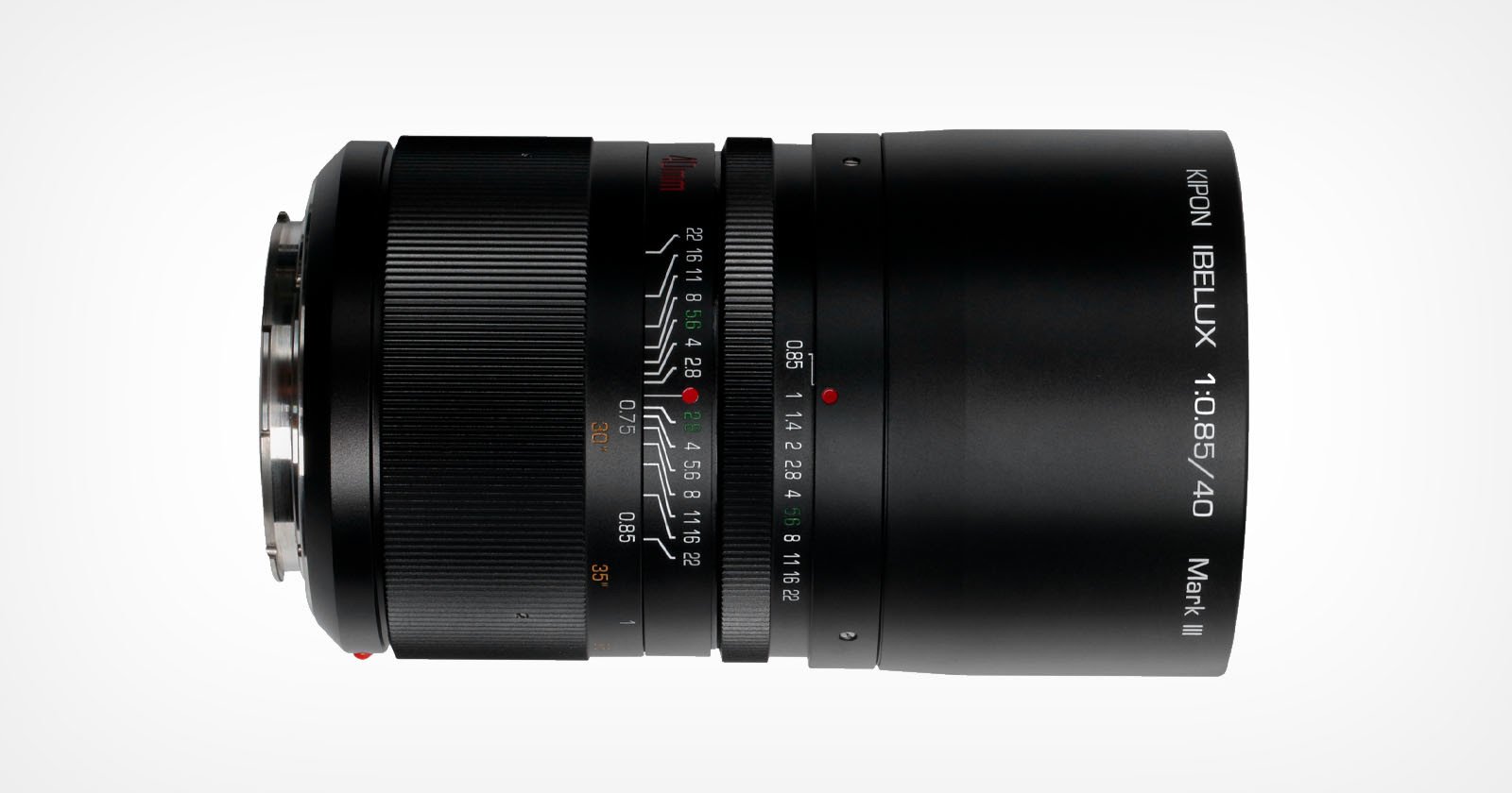 Kipons Third-Gen 40mm f/0.85 Lens is Available for Six Camera Mounts