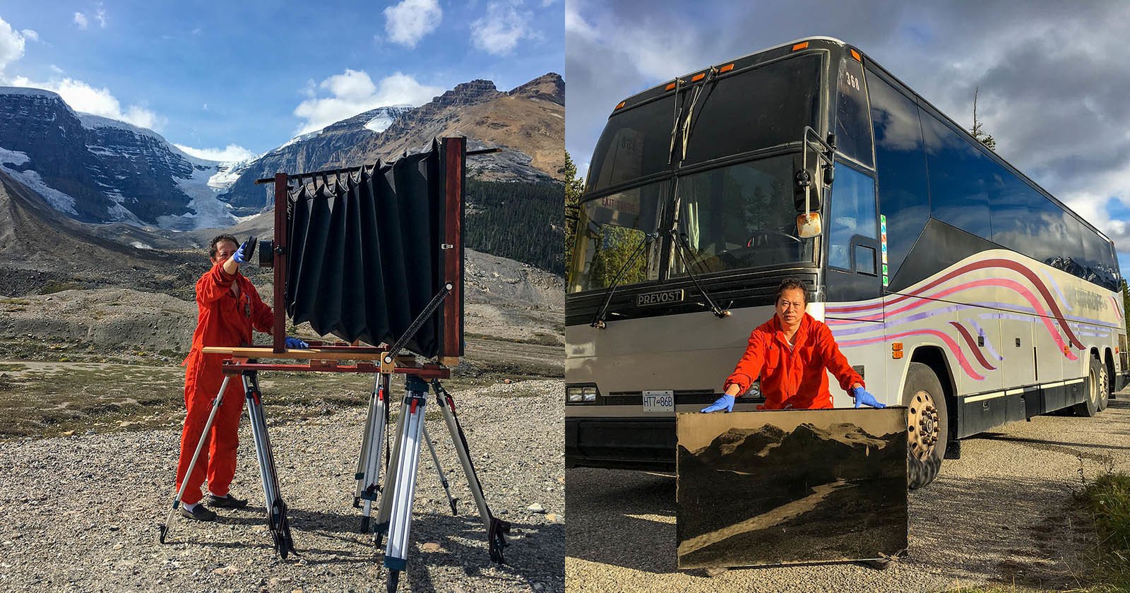 Photographer Builds Giant Camera and Darkroom Bus