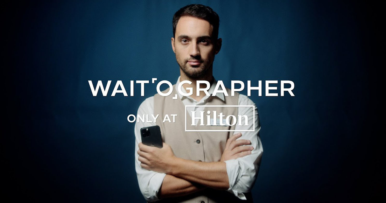  hilton trains waiters photography calls them waitographers 