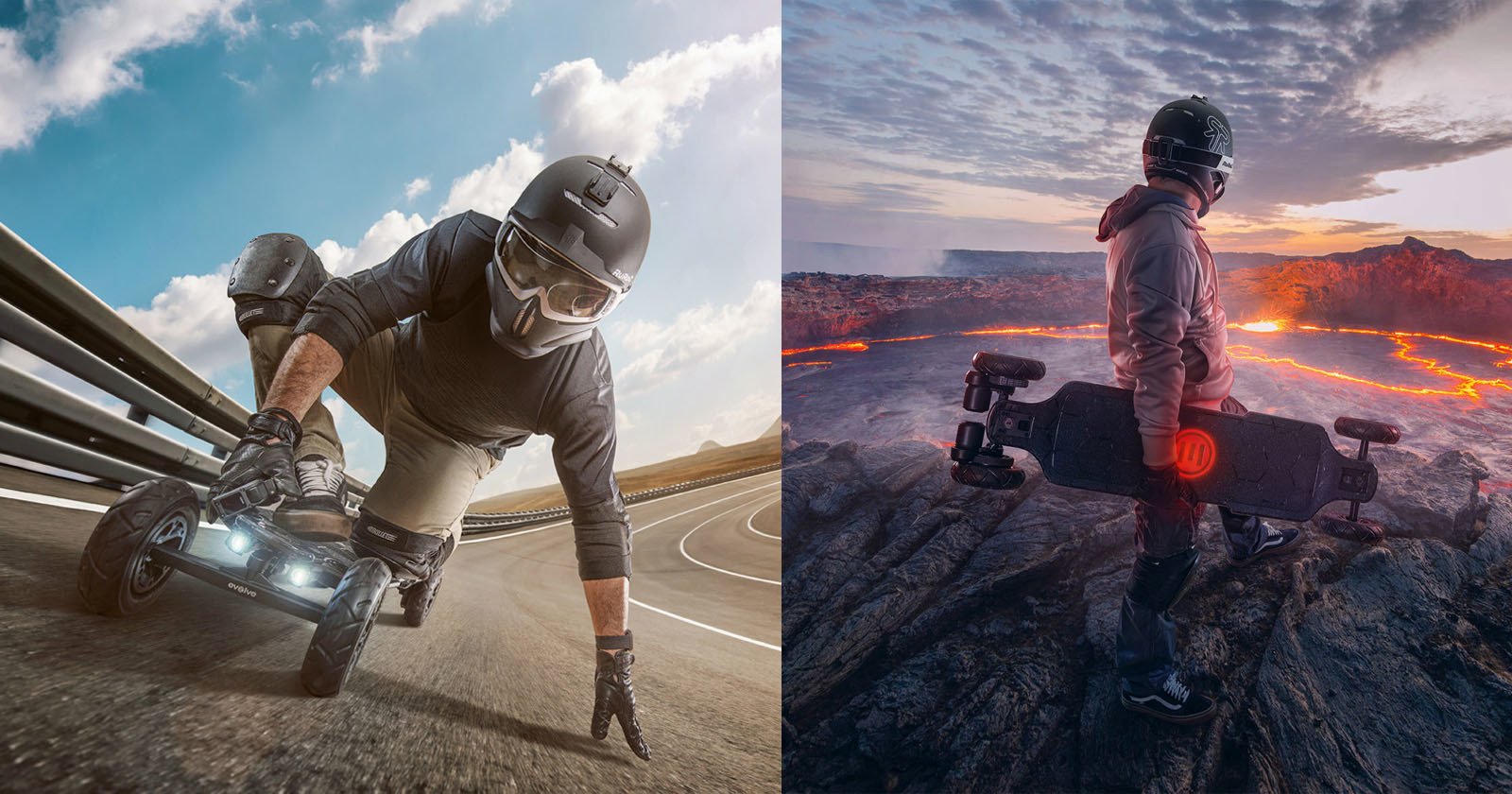  photographer creates realistic composites skateboarders action 
