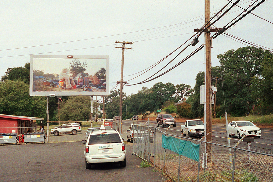 California Man Uses Billboards to Show Photos of the States Decline
