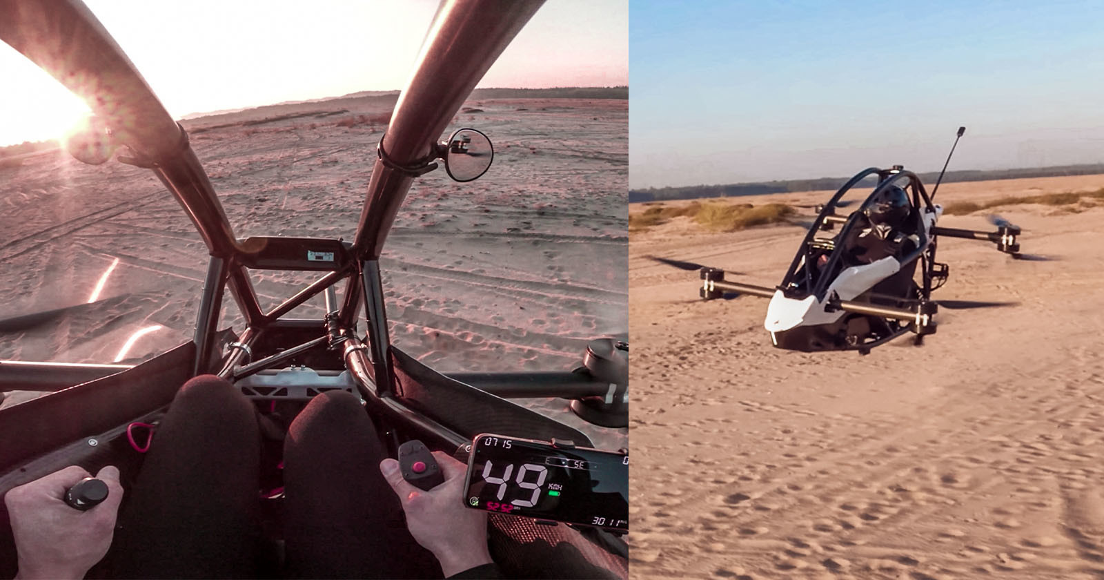 4K Video Shot from the Jetson ONE, a Personal Flying Sports Car