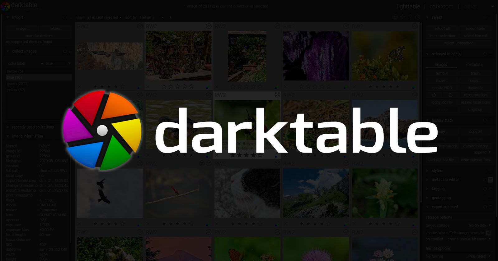  darktable major update open-source lightroom alternative 
