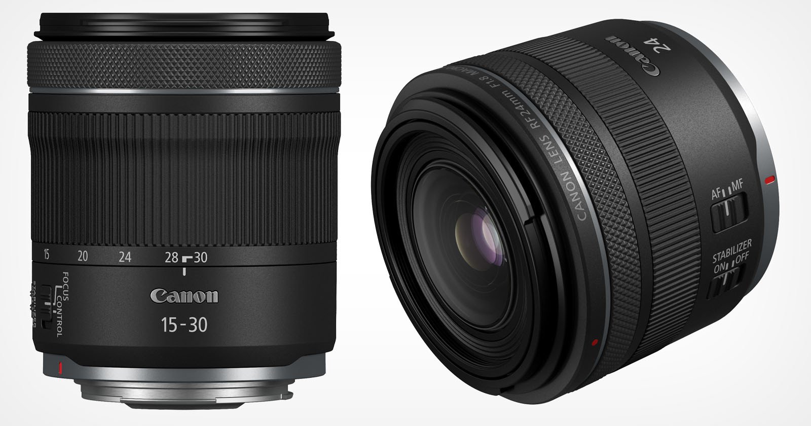 Canon Launches RF 24mm f/1.8 and 15-30mm f/4.5-6.3 Wide Lenses