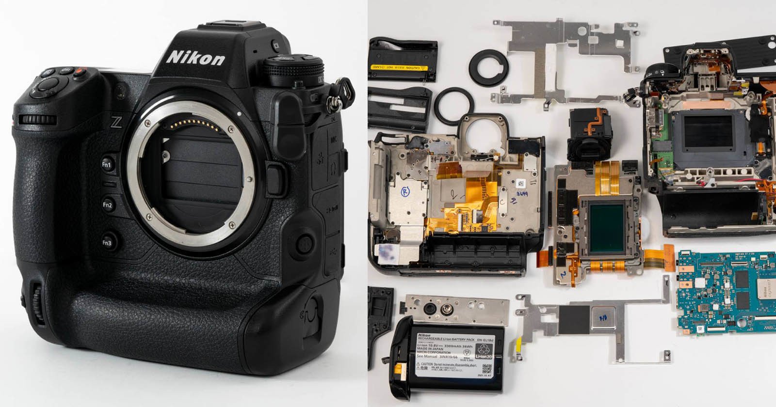 Nikon Z9 Teardown: A Look Inside the Monster Flagship Mirrorless Camera