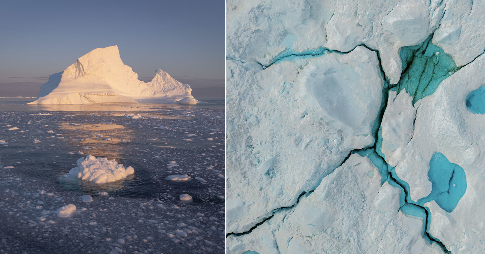 Gorgeous Aerial Footage Showcases Greenlands Fragile Icebergs