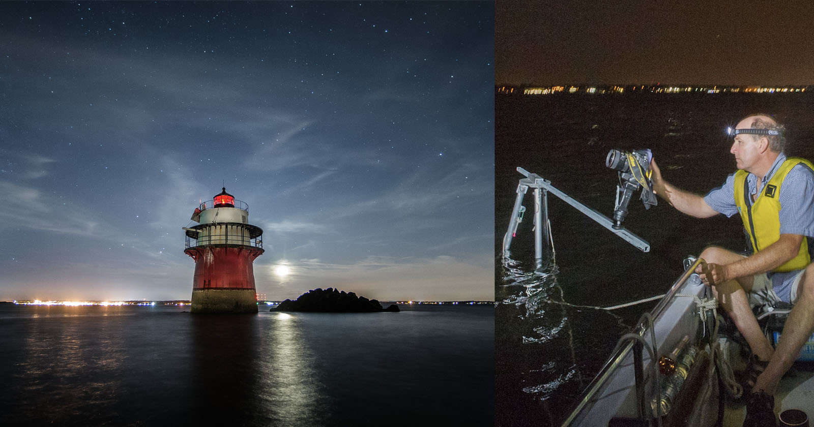  20-foot custom tripod used capture america fading lighthouses 