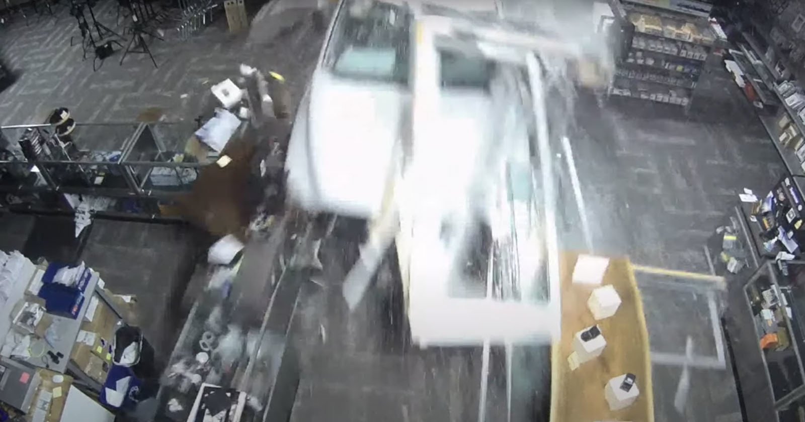 Truck Smashes Through Photo Store Causing $100,000 in Damage
