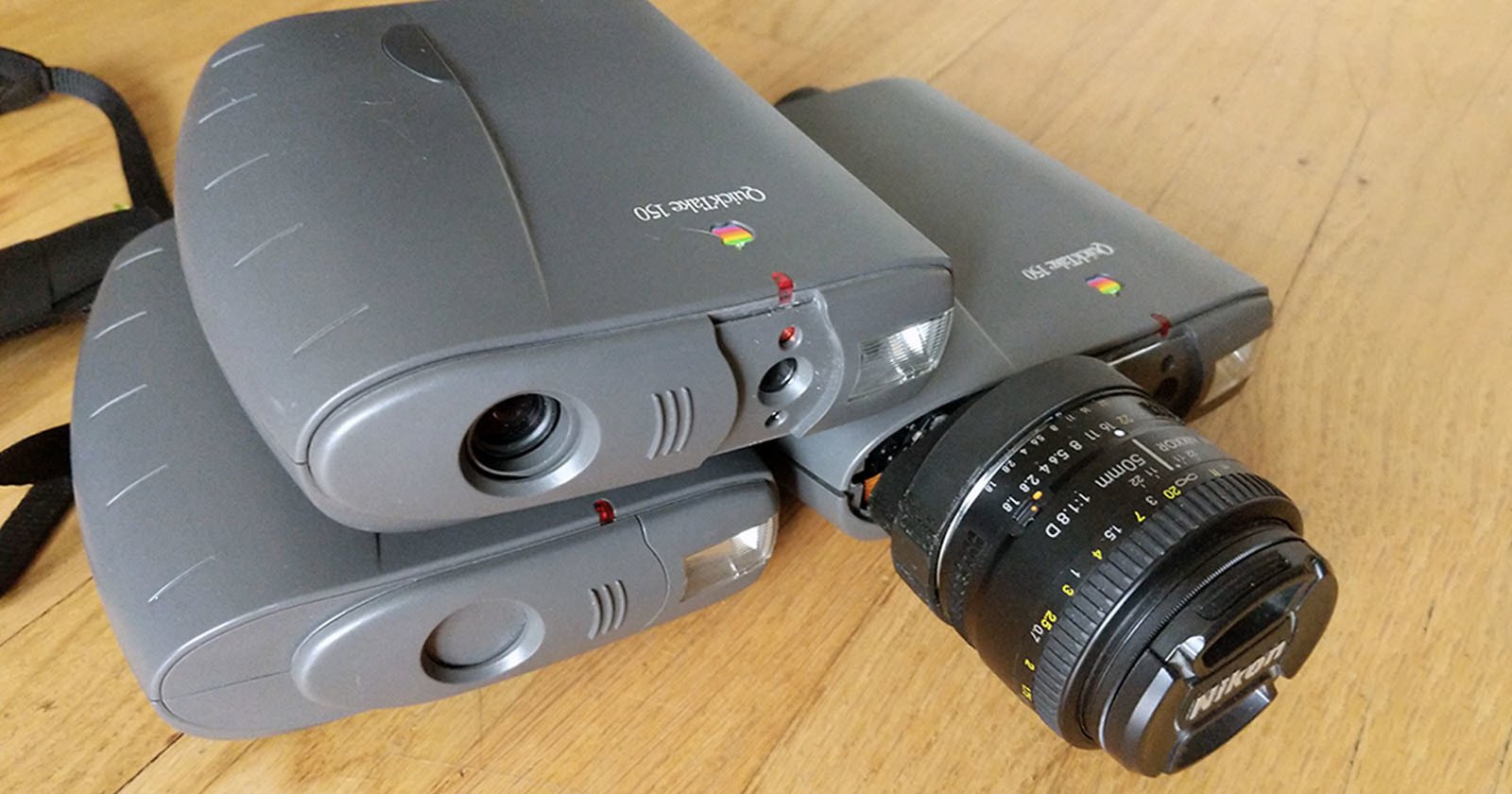 A 3D Printed Nikon F-Mount Adapter for a Mid-90s Apple Digital Camera