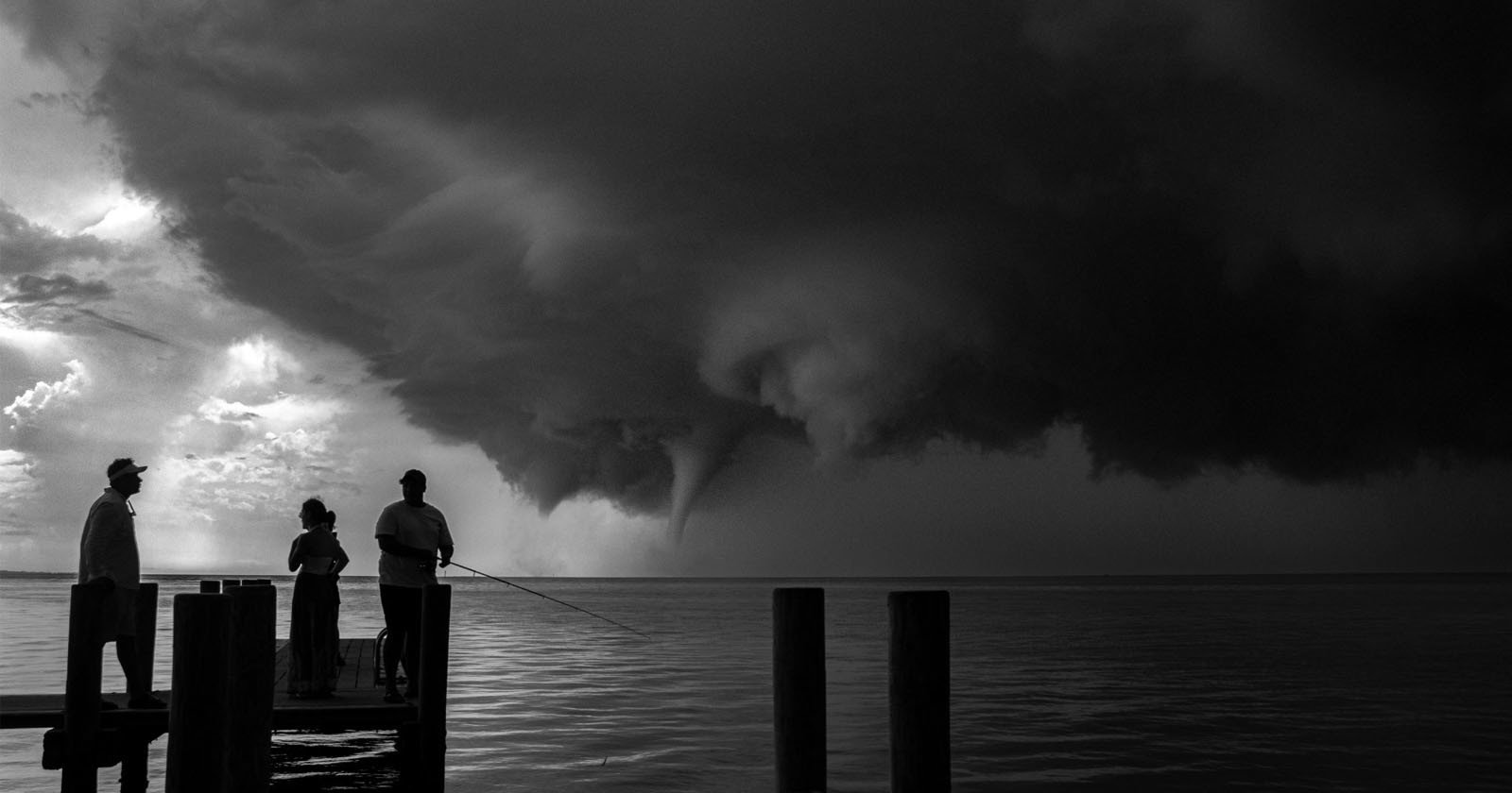  photographer waits years capture rare waterspout 
