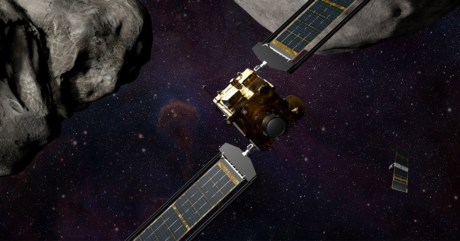 Camera Satellite Will Record DART Spacecrafts Impact with an Asteroid