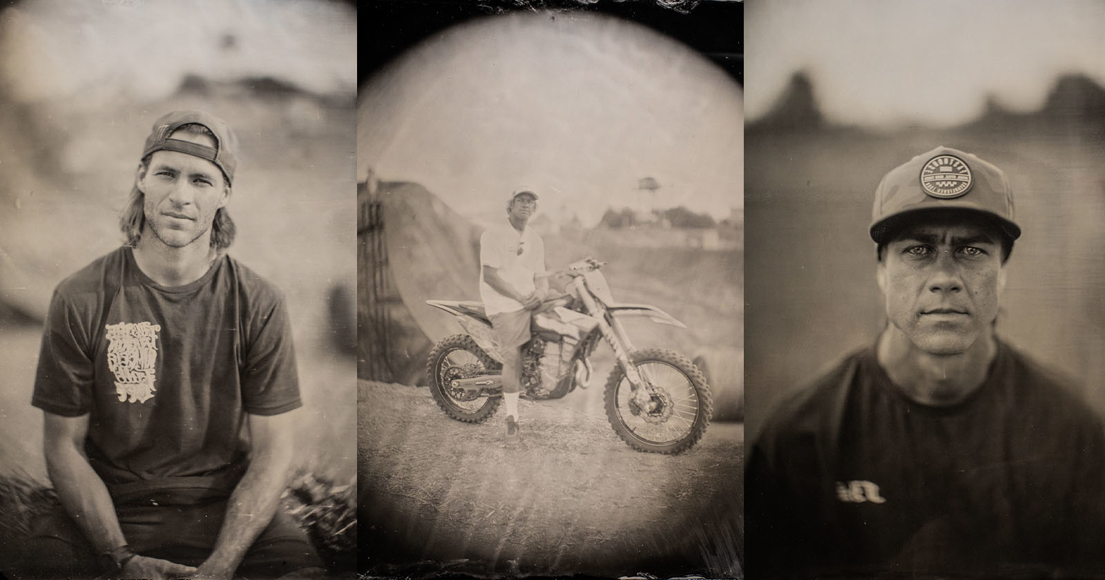 Photographer Captures Motorcross Riders on a Wet Plate Camera