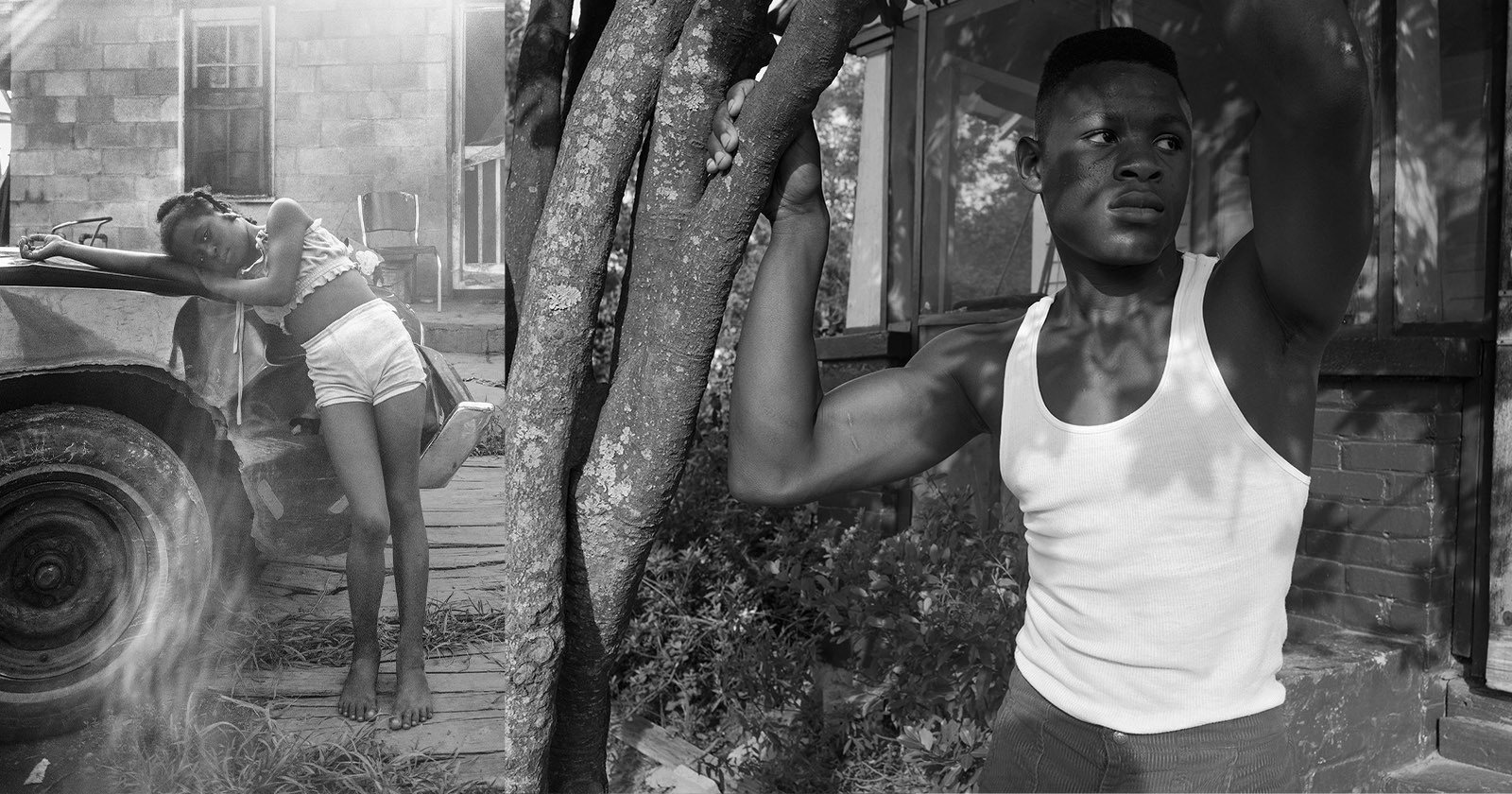  large format photos document black communities 1980s 