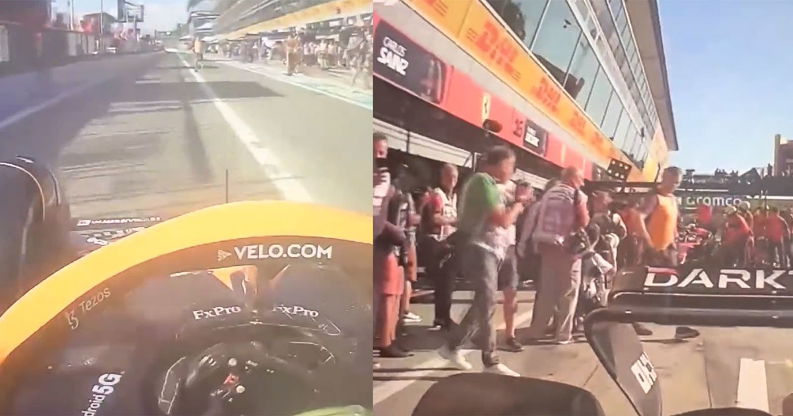 Formula One Driver Calls Photographers Idiots for Blocking Car