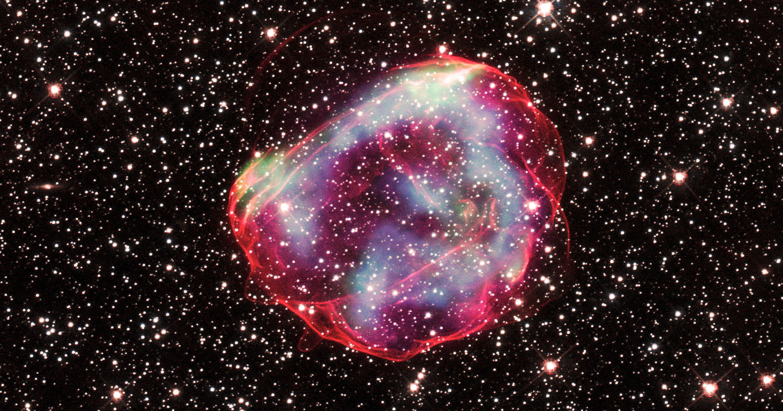 Three NASA Telescopes Combined to Capture a 670-Year-Old Supernova