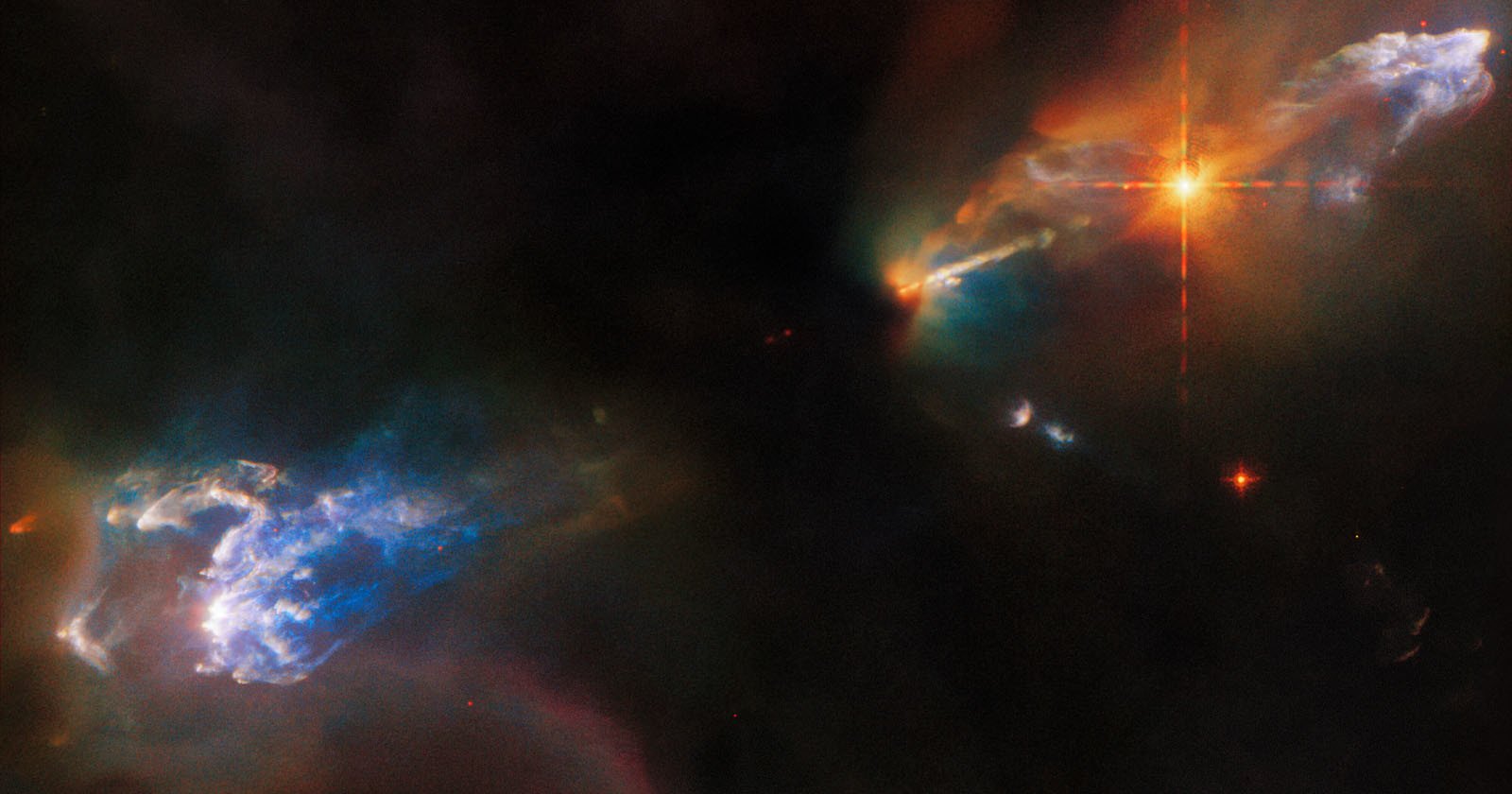  hubble captures spectacular photo turbulent stellar nursery 
