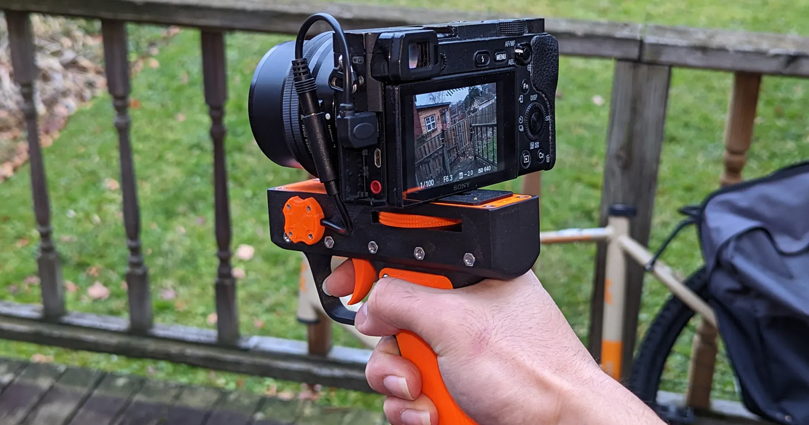  printed camera pistol grip inspired soviet spy equipment 