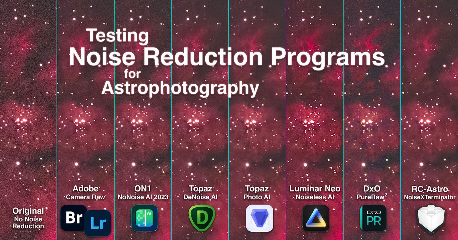  comparison noise reduction programs astrophotography 