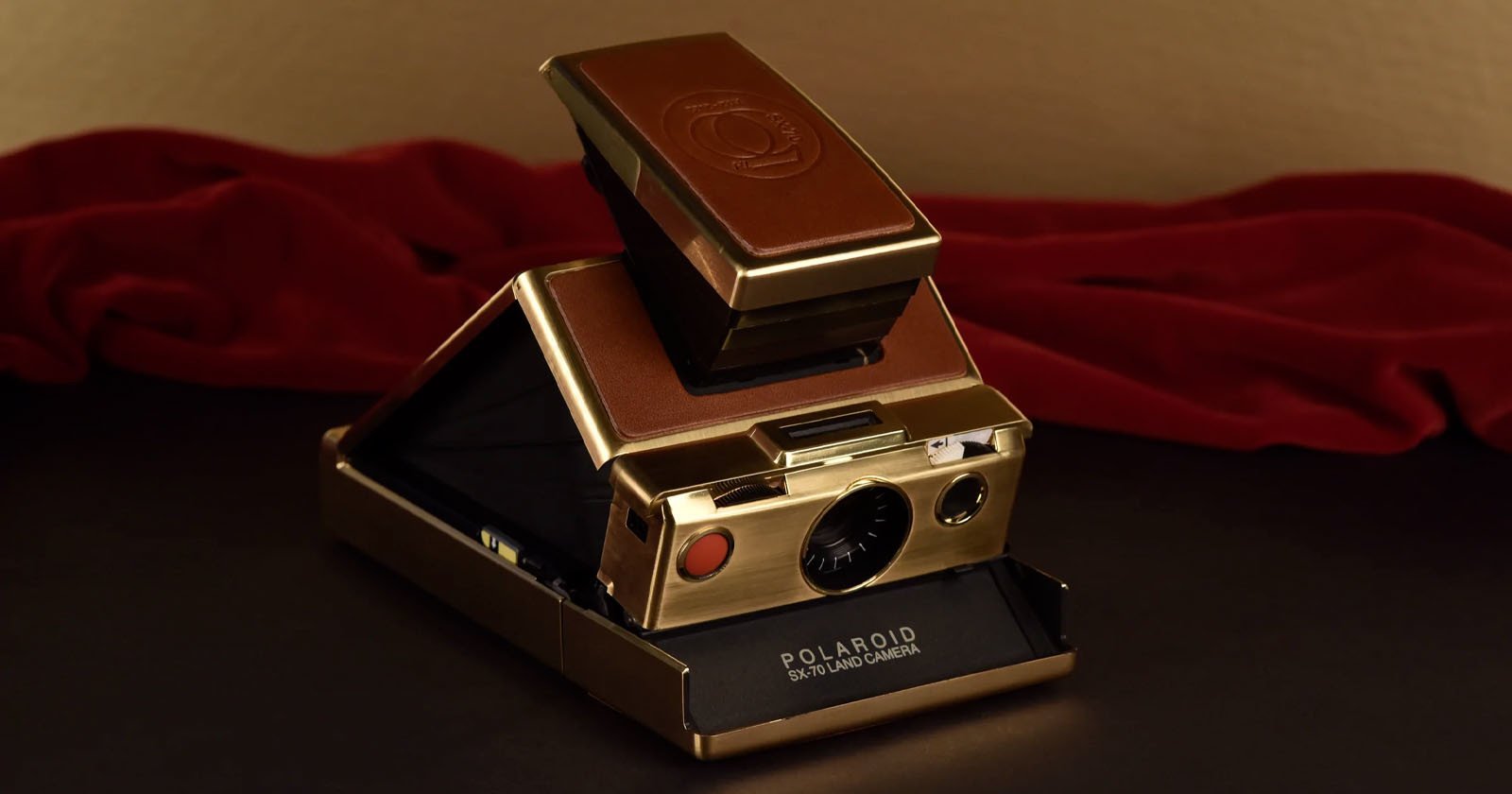  fully-functional 24k gold polaroid honors years sx-70 format 