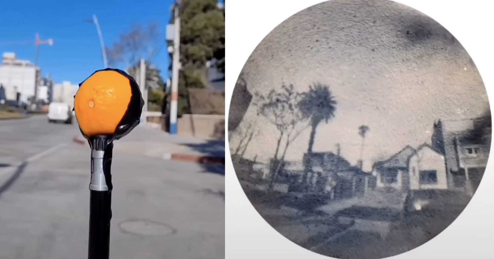 Citrus Turned Into a Pinhole Camera: Oranges Can Take Photos