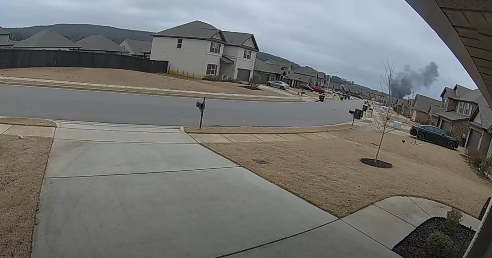  doorbell camera captures black hawk helicopter falling out 