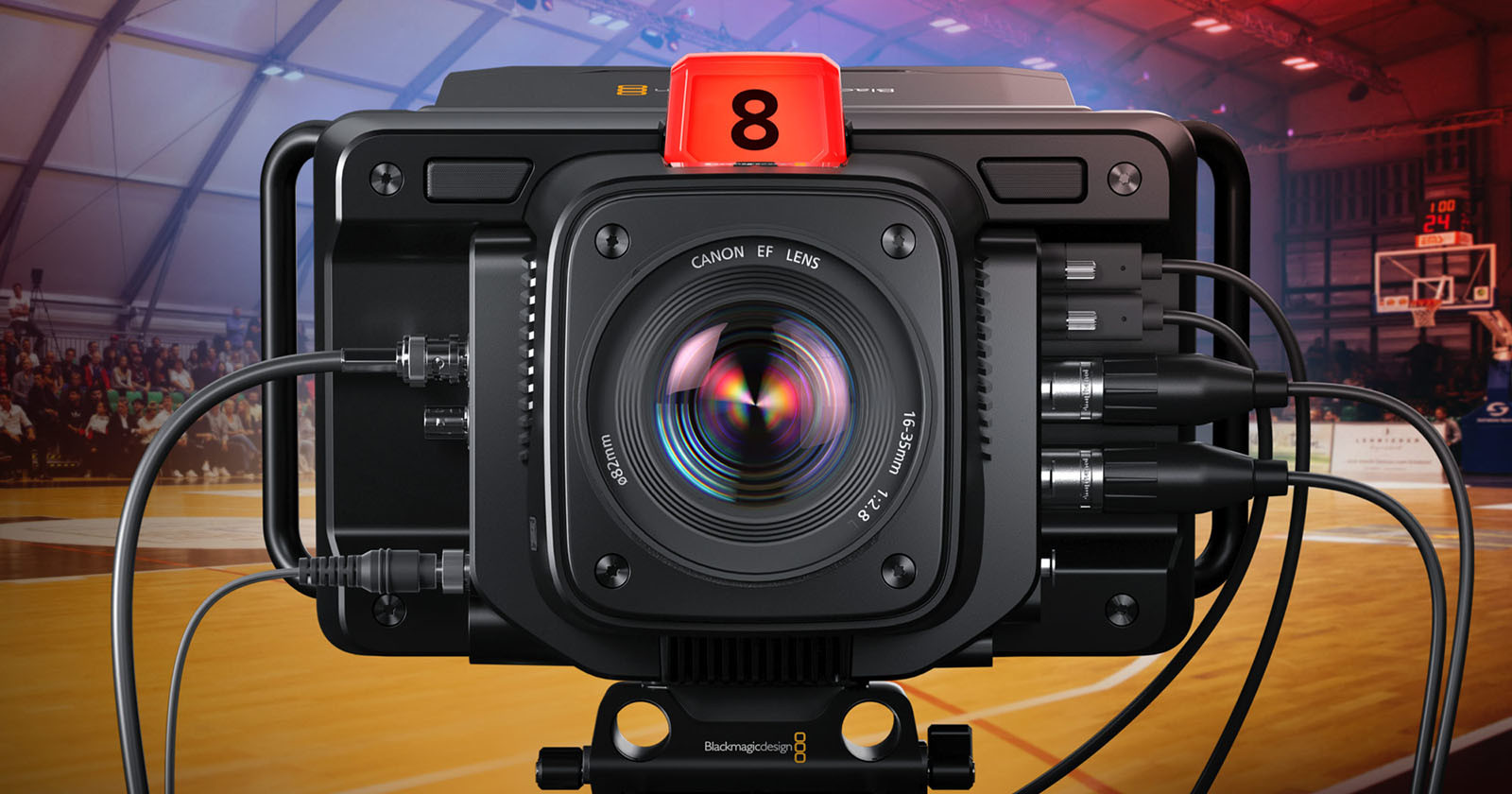 Blackmagic Studio Camera 6K Pro Features EF Mount and Live Streaming