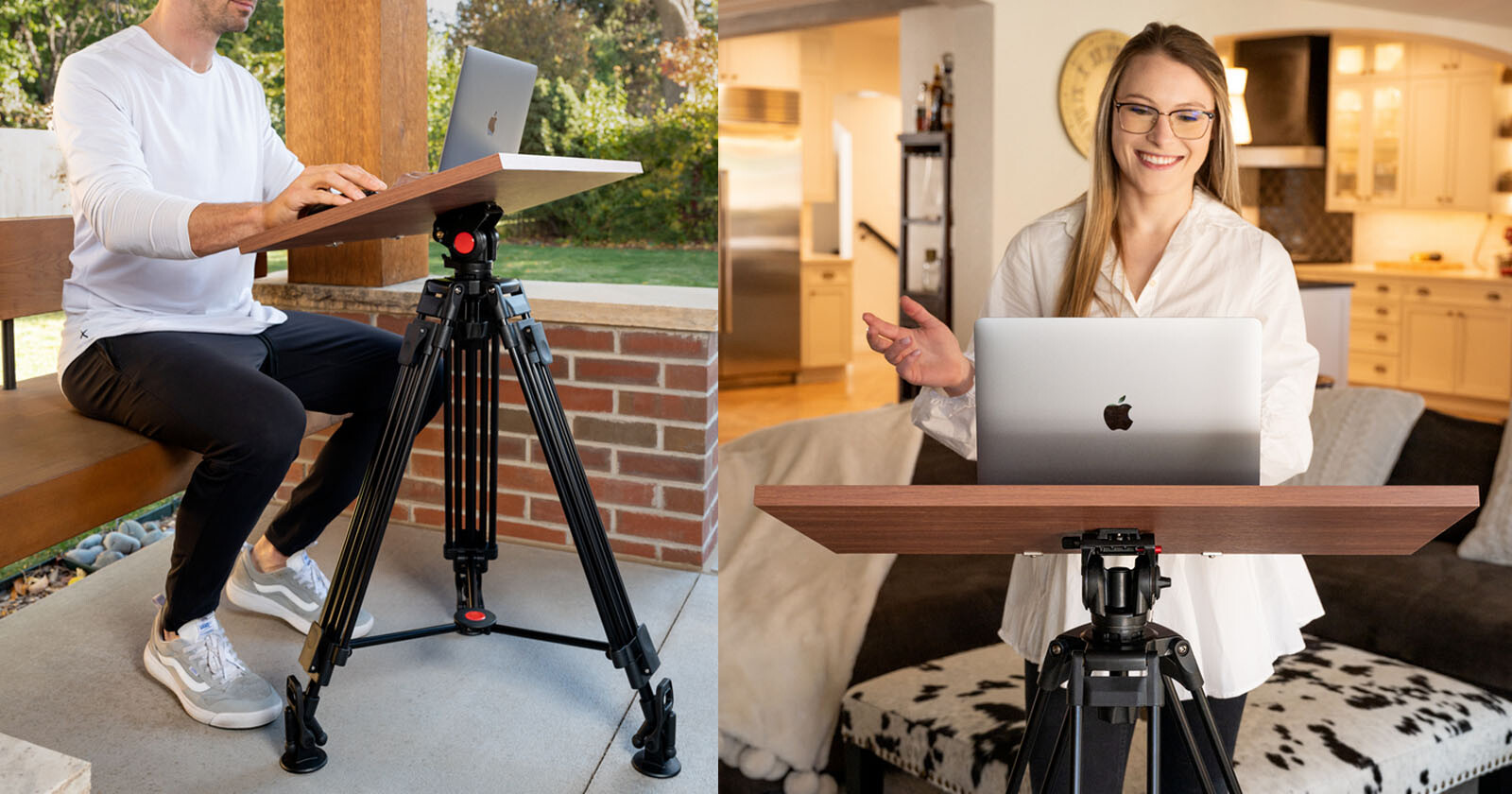 The Tripod Standing Desk Blends Office Equipment and Photography