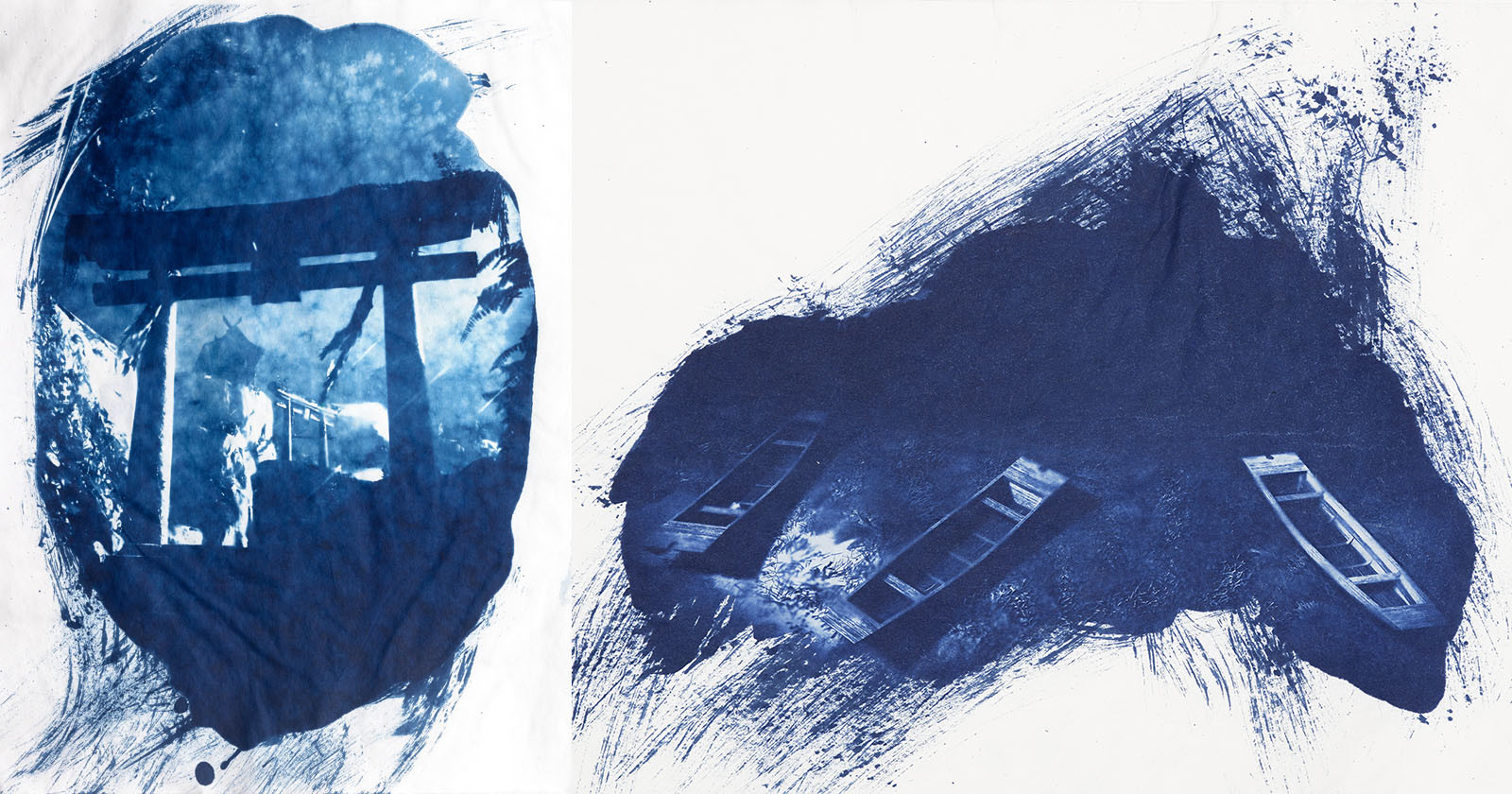  tsushima cyanotypes gorgeous prints start video game 